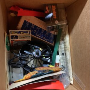 Junk parts from old toys